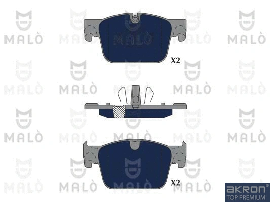 Brake Pad Set, disc brake (1051334)