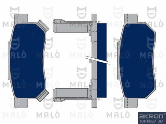 Brake Pad Set, disc brake (1050015)