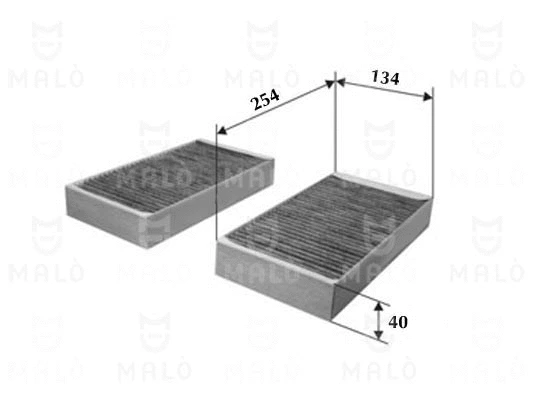 Filter, cabin air (1531232)