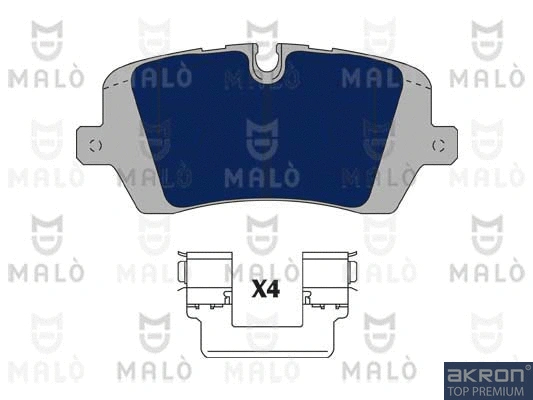 Brake Pad Set, disc brake (1051166)