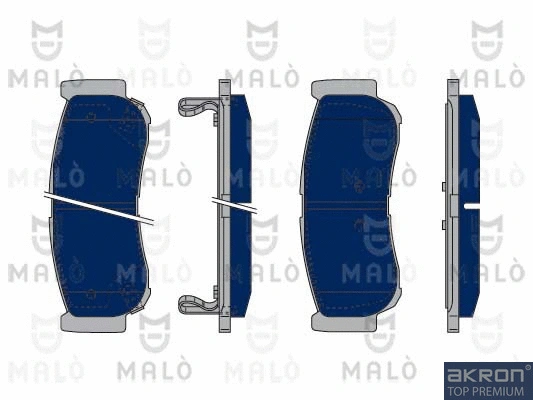 Brake Pad Set, disc brake (1050265)