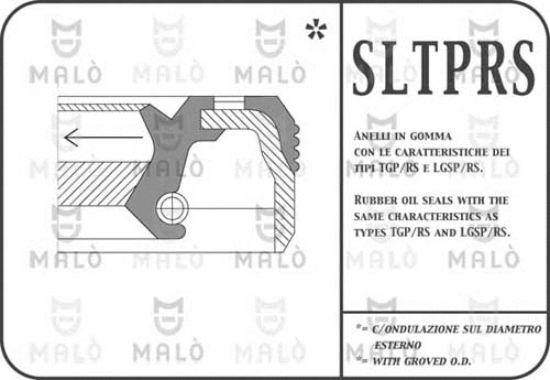Shaft Seal, crankshaft (643PRSF)