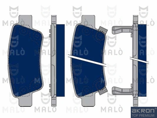 Brake Pad Set, disc brake (1050036)