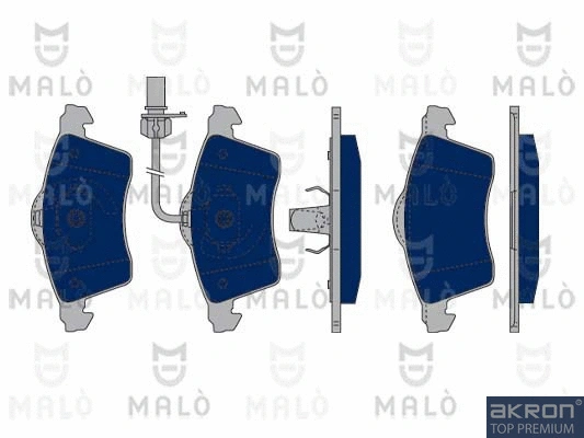 Brake Pad Set, disc brake (1050126)