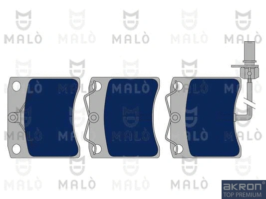 Brake Pad Set, disc brake (1050770)