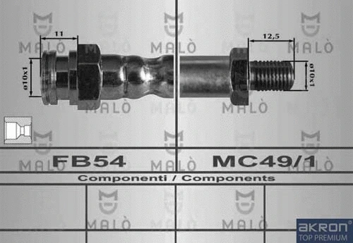 Holding Bracket, brake hose (80508)