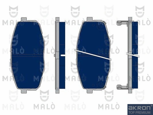 Brake Pad Set, disc brake (1050195)