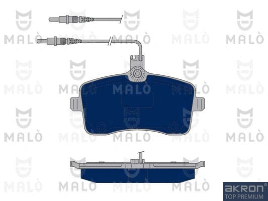 Brake Pad Set, disc brake (1050179)