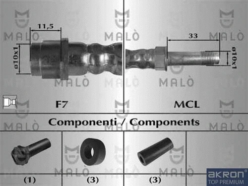 Brake Hose (80655)