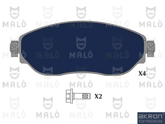 Brake Pad Set, disc brake (1051299)