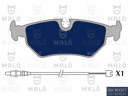 Brake Pad Set, disc brake (1050467)