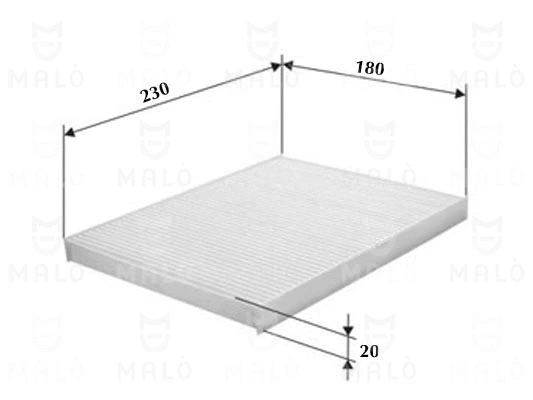 Filter, cabin air (1531551)