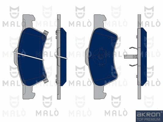 Brake Pad Set, disc brake (1050302)