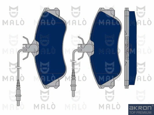 Brake Pad Set, disc brake (1050386)