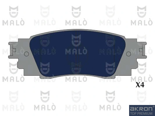 Brake Pad Set, disc brake (1051213)