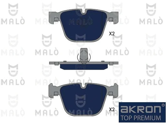 Brake Pad Set, disc brake (1051362)