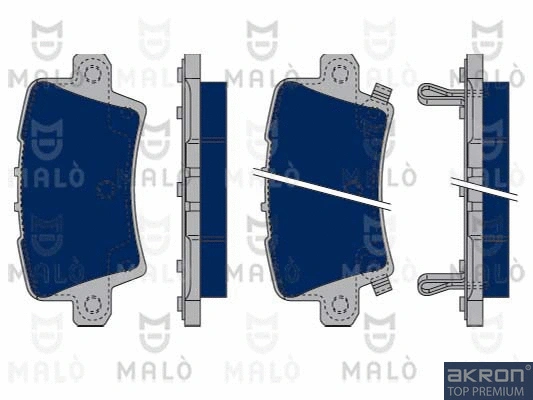 Brake Pad Set, disc brake (1050235)
