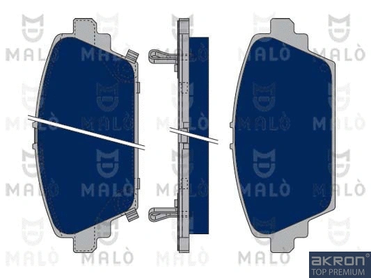 Brake Pad Set, disc brake (1050119)