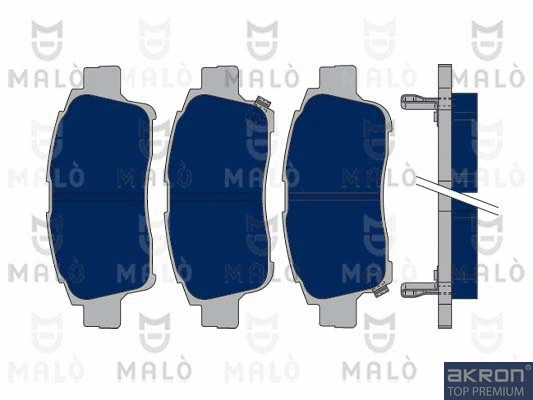 Brake Pad Set, disc brake (1050130)