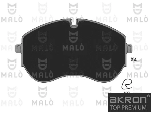 Brake Pad Set, disc brake (1051388)