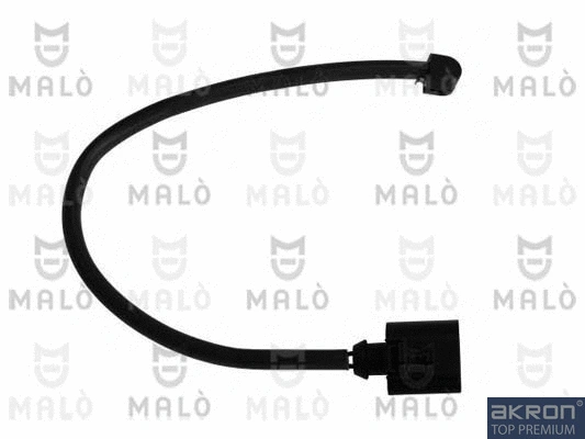 Warning Contact, brake pad wear (124100)
