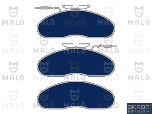 Brake Pad Set, disc brake (1050985)