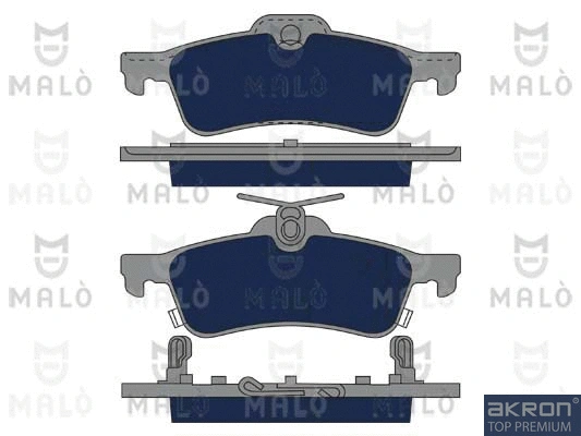 Brake Pad Set, disc brake (1051163)
