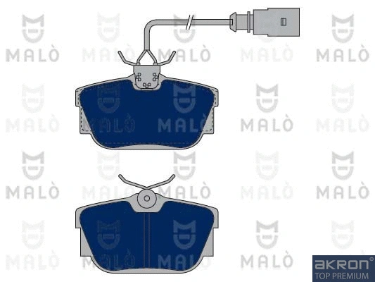 Brake Pad Set, disc brake (1050156)