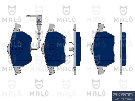 Brake Pad Set, disc brake (1050154)