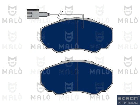 Brake Pad Set, disc brake (1050123)