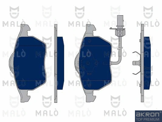 Brake Pad Set, disc brake (1050192)