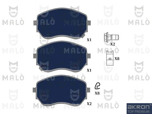 Brake Pad Set, disc brake (1051347)
