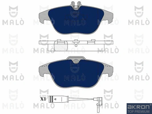 Brake Pad Set, disc brake (1050945)