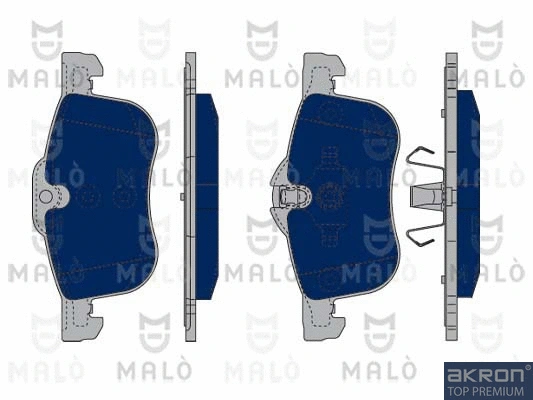 Brake Pad Set, disc brake (1050241)