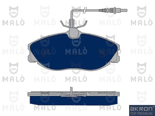 Brake Pad Set, disc brake (1050385)