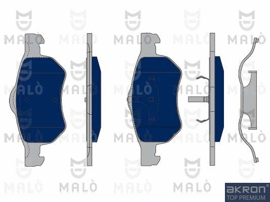 Brake Pad Set, disc brake (1050155)