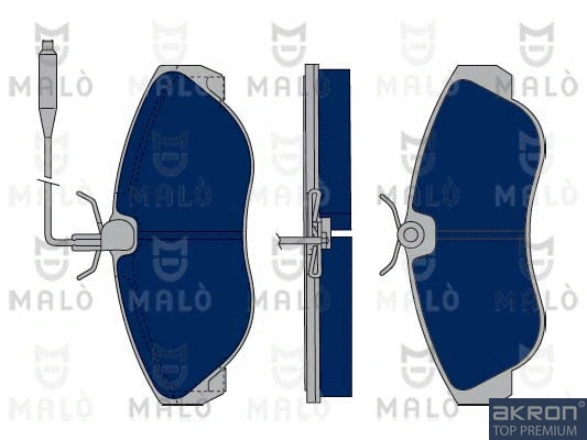 Brake Pad Set, disc brake (1050339)