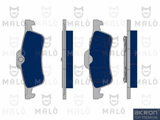 Brake Pad Set, disc brake (1050086)