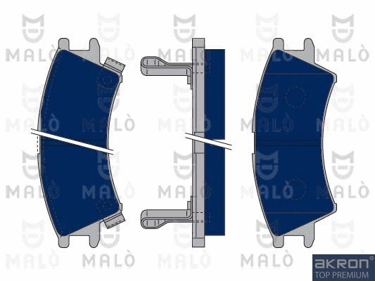 Brake Pad Set, disc brake (1050018)