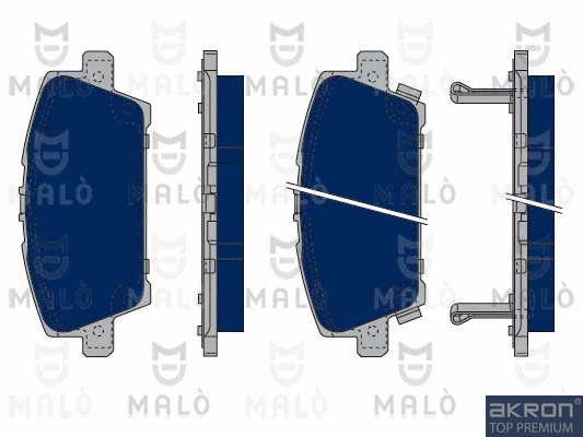 Brake Pad Set, disc brake (1050237)
