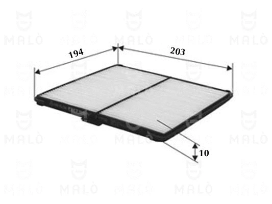 Filter, cabin air (1530161)