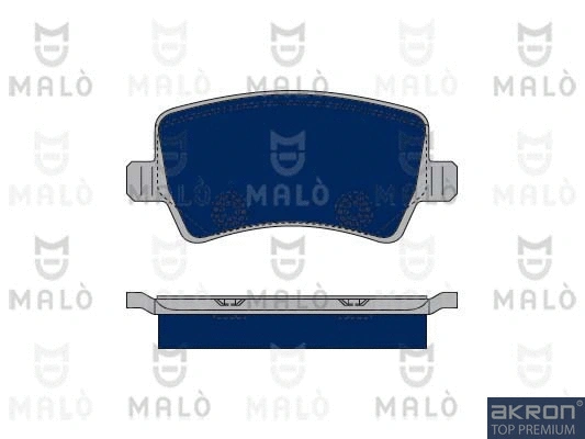 Brake Pad Set, disc brake (1050246)
