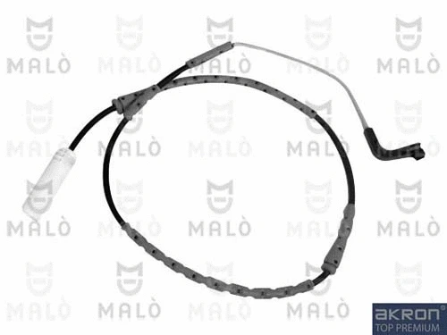Warning Contact, brake pad wear (124020)
