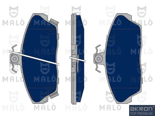 Brake Pad Set, disc brake (1050359)