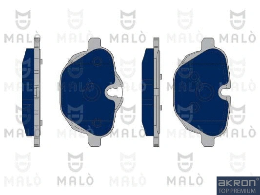Brake Pad Set, disc brake (1050257)