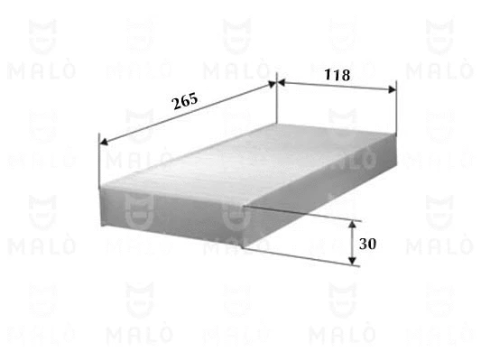 Filter, cabin air (1530401)