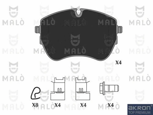 Brake Pad Set, disc brake (1051358)