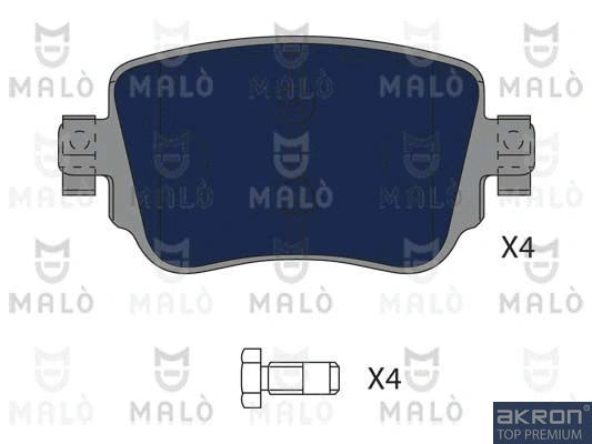 Brake Pad Set, disc brake (1051171)