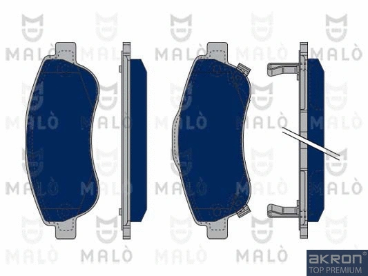 Brake Pad Set, disc brake (1050236)