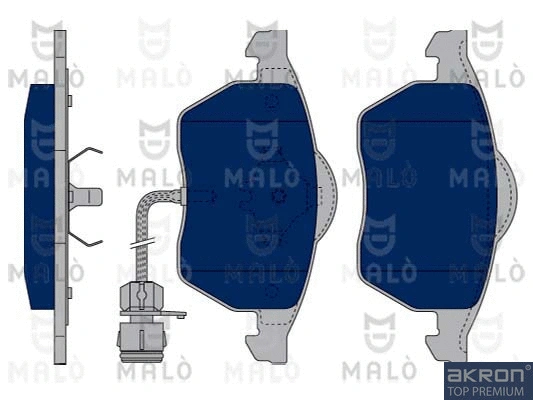 Brake Pad Set, disc brake (1050057)